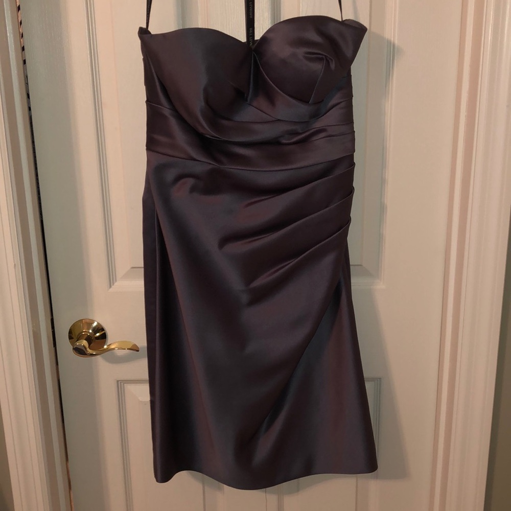 Strapless grey dress - Picture 2 of 3